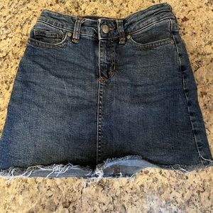 Joes size 8 girl skirts blue jean and white